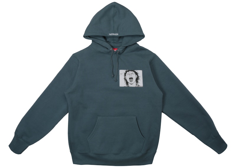 Supreme AKIRA Patches Hooded Sweatshirt Slate - FW17 Men's - US