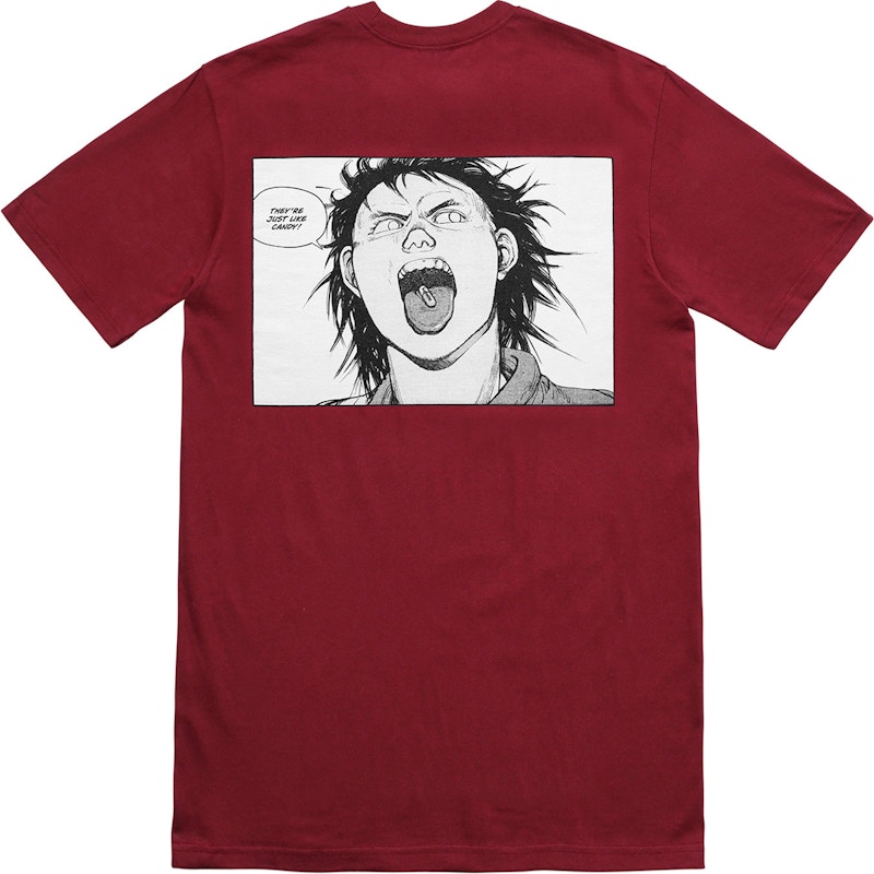 Supreme AKIRA Pill Tee Cardinal