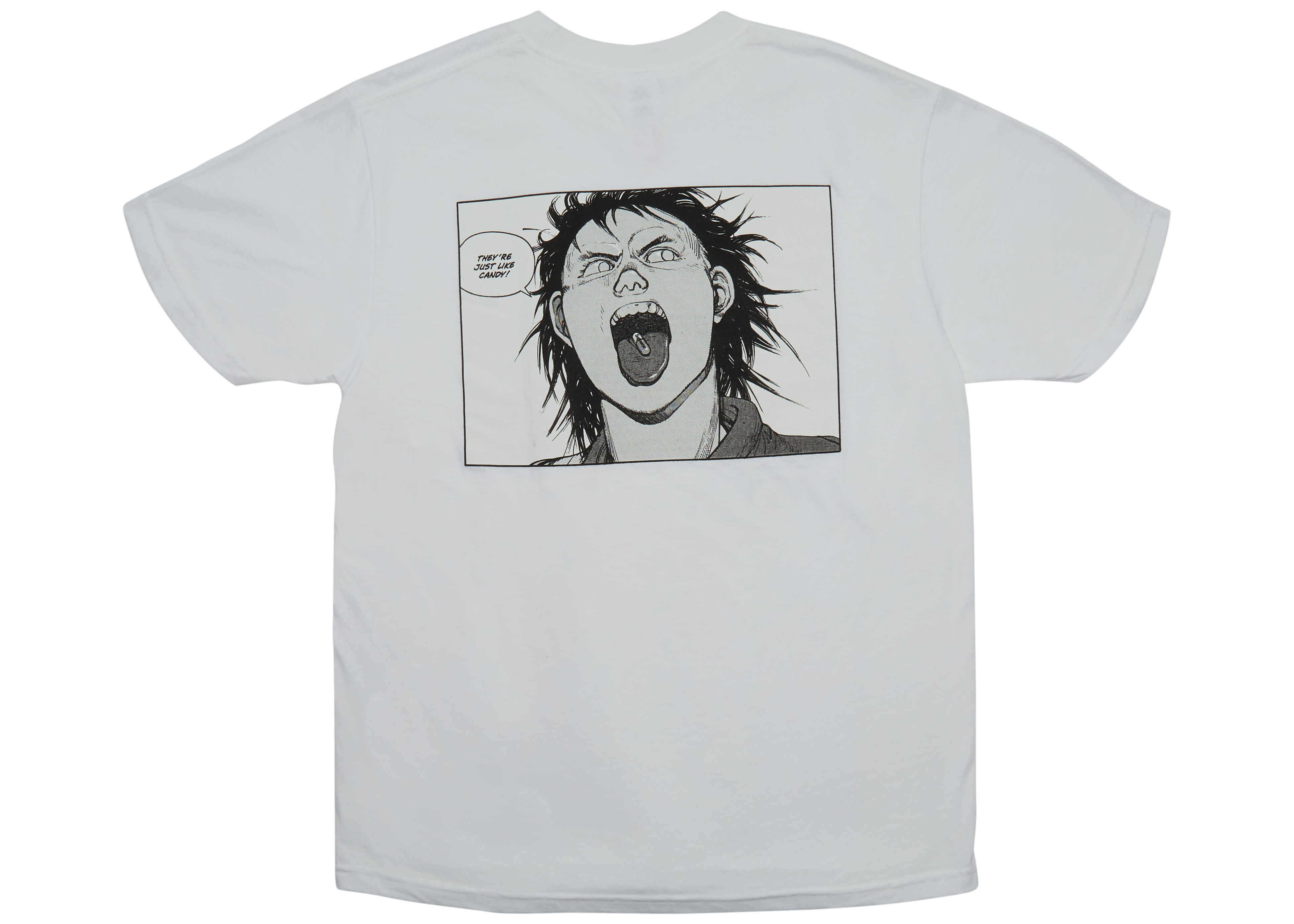 Supreme AKIRA Pill Tee White Men's - FW17 - GB