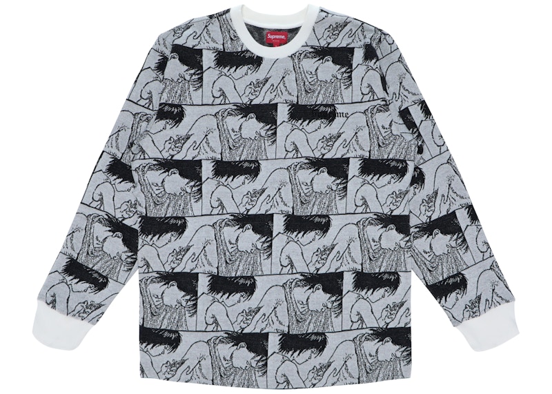 Supreme AKIRA Syringe Jacquard L/S Top White Men's - FW17 - US