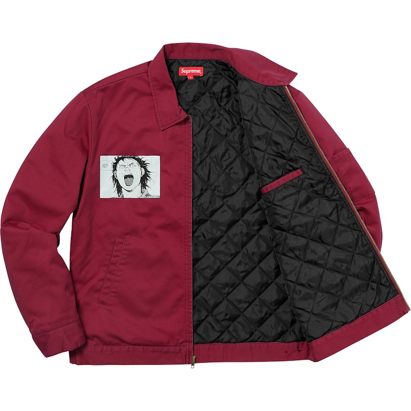 Supreme AKIRA Work Jacket Light Burgundy Men's - FW17 - US