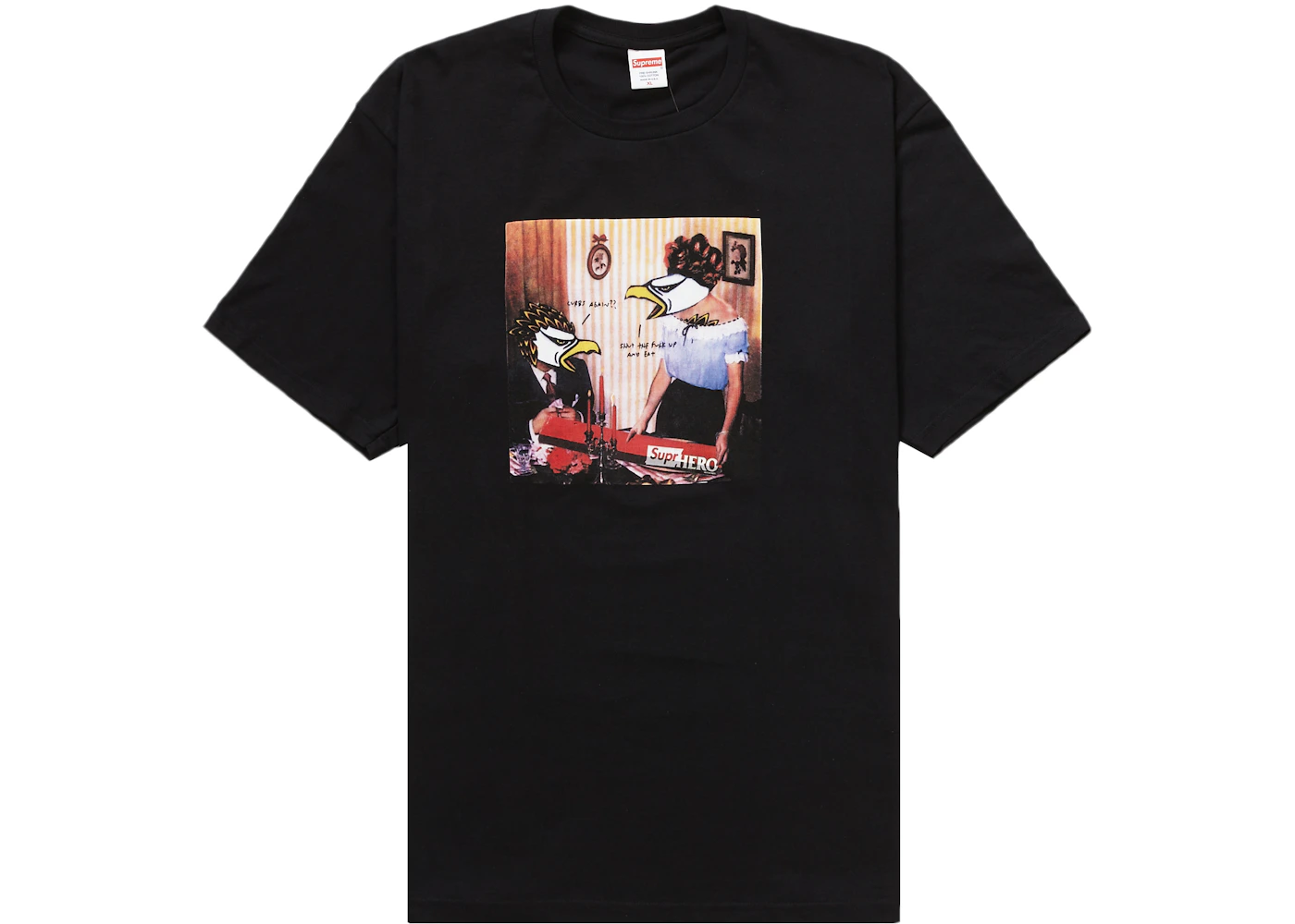 Supreme ANTIHERO Curbs Tee Black Men's SS22 US - Main Image