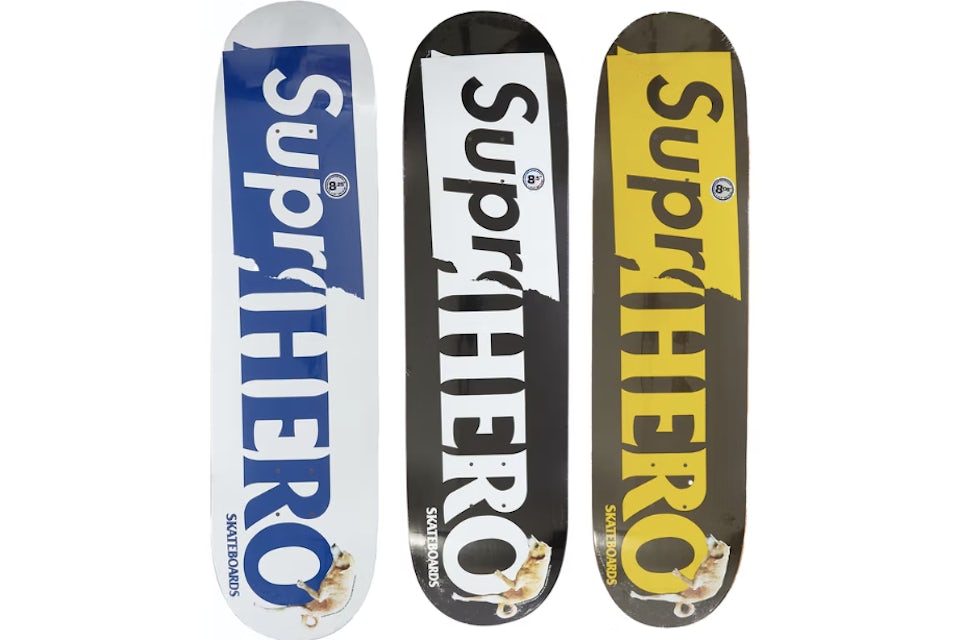Supreme ANTIHERO Dog Skateboard Deck Set Multicolor