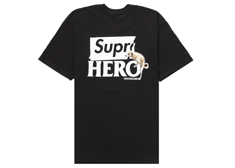 Supreme ANTIHERO Dog Tee Black Men's - SS22 - GB