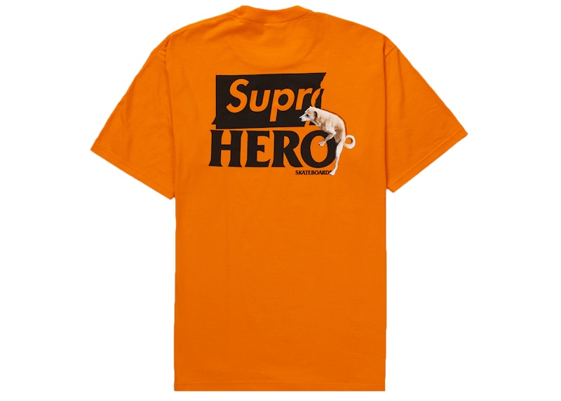 Supreme ANTIHERO Dog Tee Orange Men's - SS22 - GB