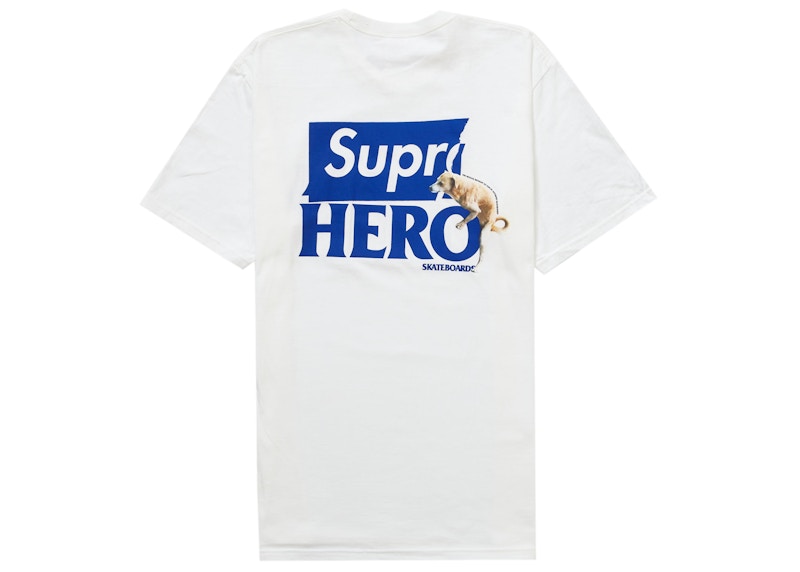 Supreme ANTIHERO Dog Tee White Men's - SS22 - GB