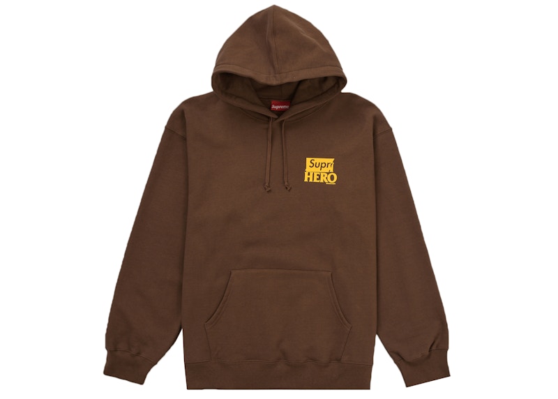 Supreme ANTIHERO Hooded Sweatshirt (SS22) Brown Men's - SS22 - US