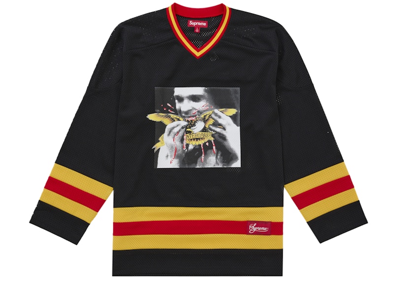 Supreme ANTIHERO Football Top アンタイヒーロー 黒 Supreme ANTIHERO Ozzy Hockey Jersey Black Men's - FW25 - US