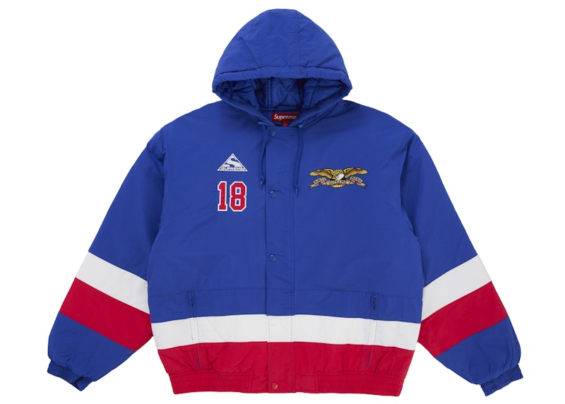 Supreme ANTIHERO Stadium Jacket Blue Men's - FW25 - US