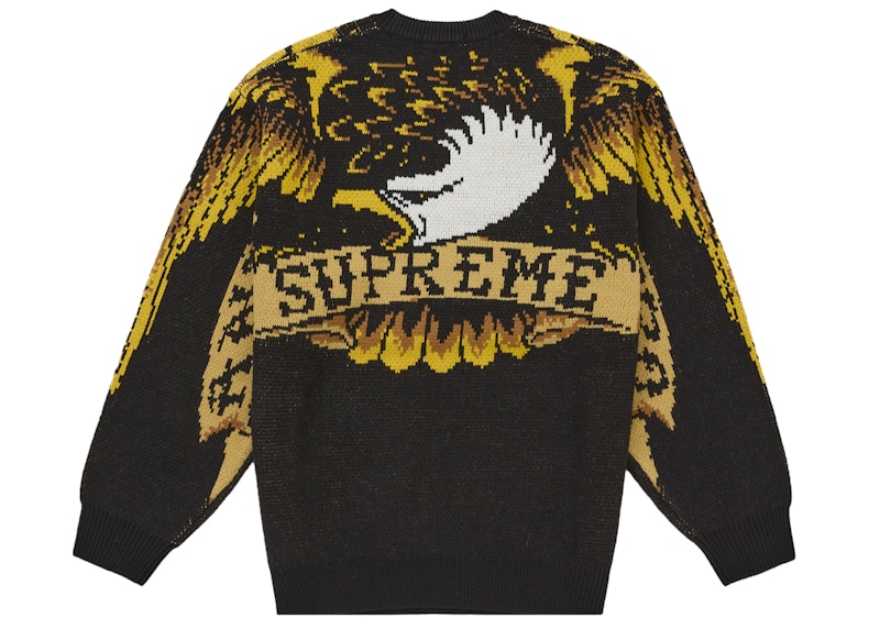 Supreme ANTIHERO Sweater Black Men's - FW25 - US