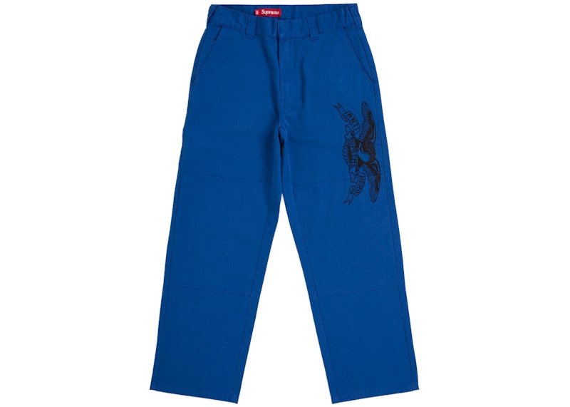 Supreme ANTIHERO Work Pant (FW25) Blue Men's - FW25 - US Supreme ANTIHERO Work Pant (FW25) Blue Men's - FW25 - US