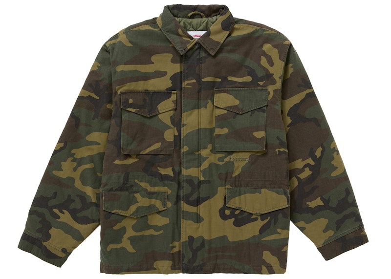 Supreme AOI Cross M52 Jacket Woodland Camo Men's - FW25 - US