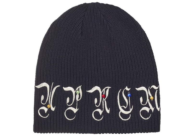 SUPREME Pre-owned Aoi Gems Beanie In Black