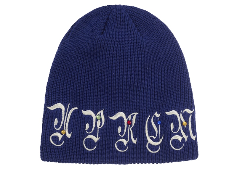 SUPREME Pre-owned Aoi Gems Beanie In Blue