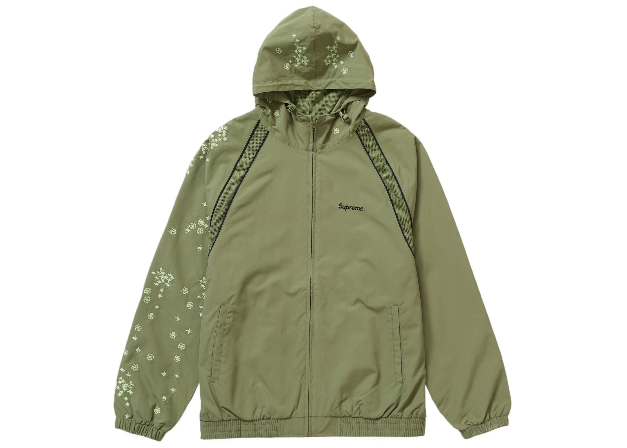 Supreme AOI Glow-in-the-Dark Track Jacket Olive