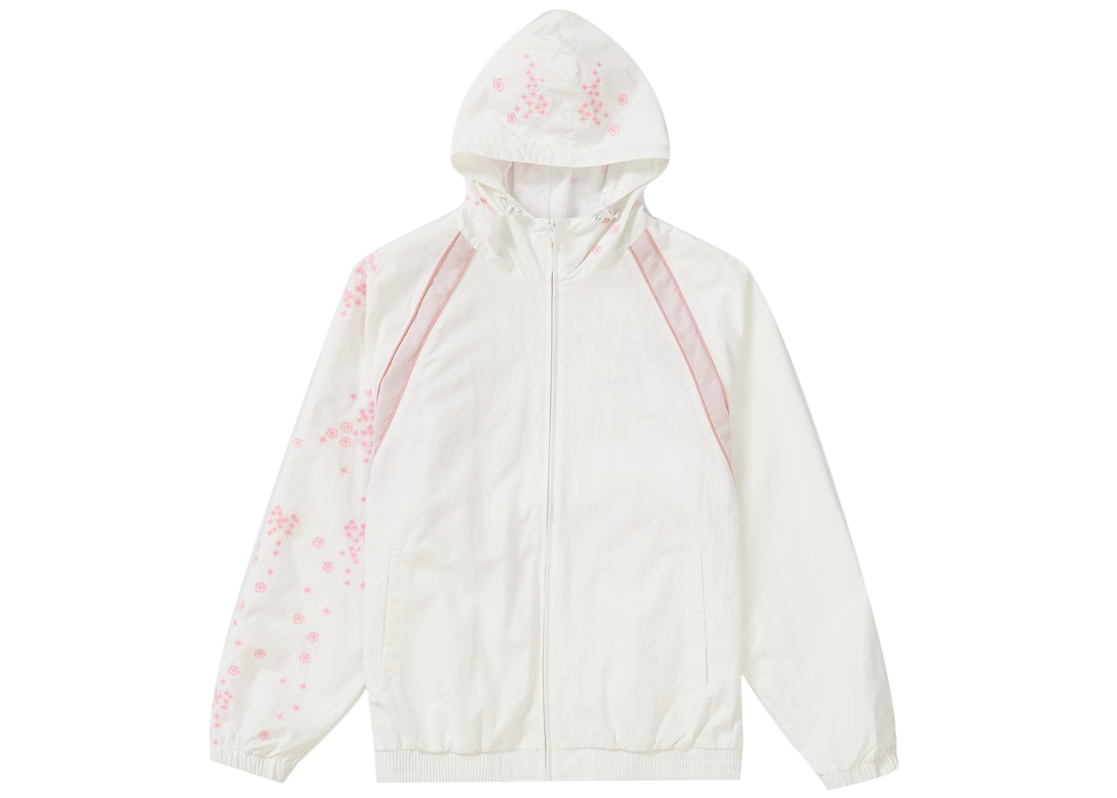 Supreme AOI Glow-in-the-Dark Track Jacket White Men's - SS22 - US