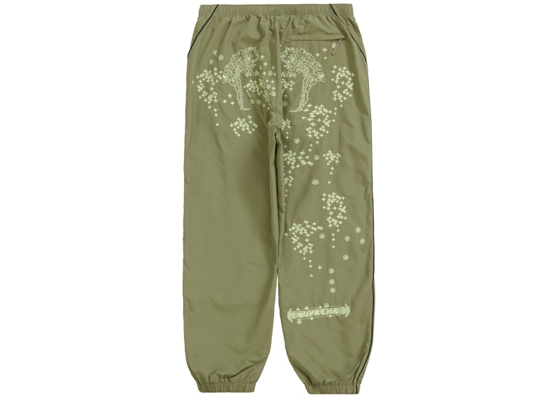 Supreme AOI Glow-in-the-Dark Track Pant Olive Men's - SS22 - GB