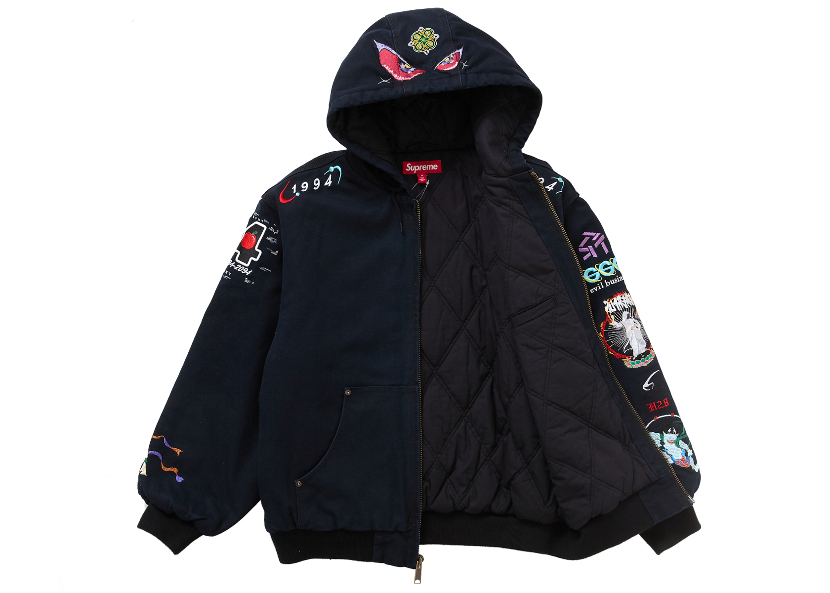 Supreme AOI Hooded Work Jacket Black メンズ - SS24 - JP