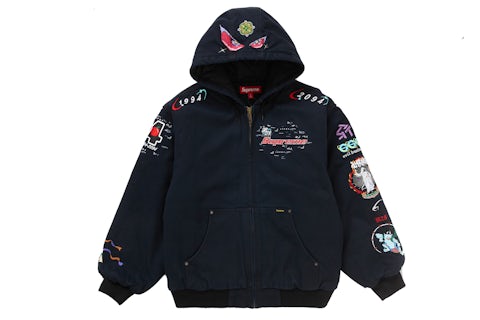 Supreme AOI Hooded Work Jacket Black Men's SS24 US