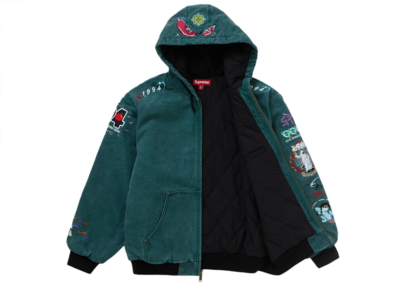 Supreme AOI Hooded Work Jacket Teal