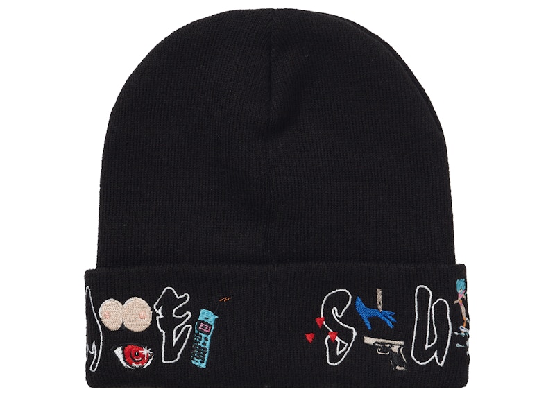 Supreme AOI Icons Beanie Black - FW21 - JP