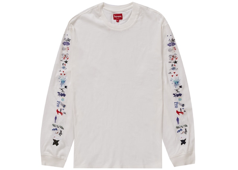 Supreme AOI Icons L/S Top White メンズ - SS23 - JP