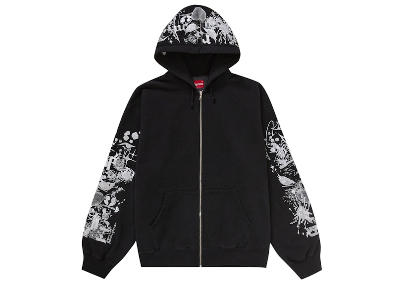 Supreme AOI Zip Up Hooded Sweatshirt Black Men s SS24 US