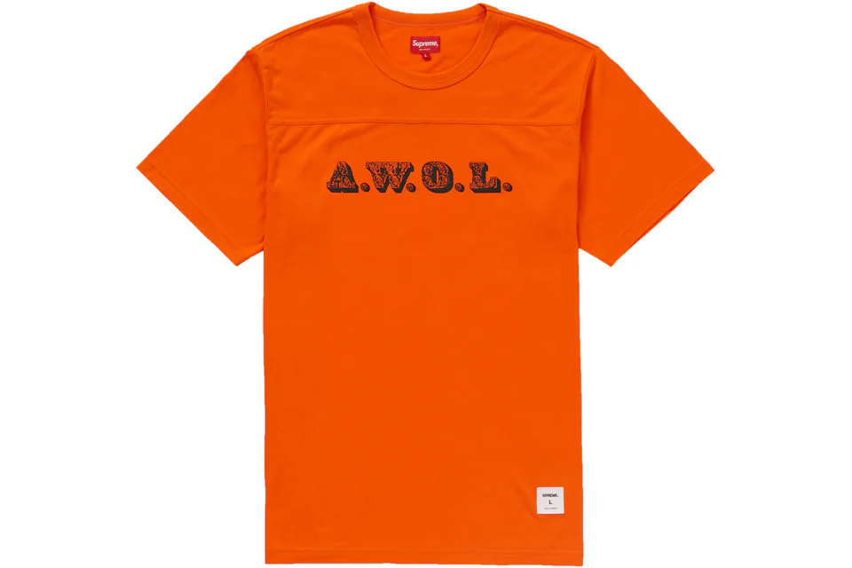Supreme AWOL Football Top Orange