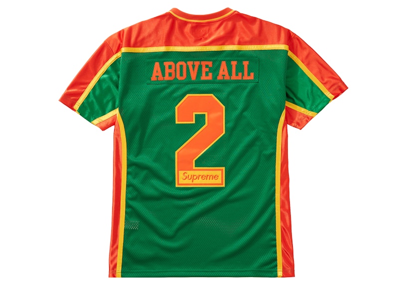 Supreme Above All Football Jersey Green Herren - FW21 - DE