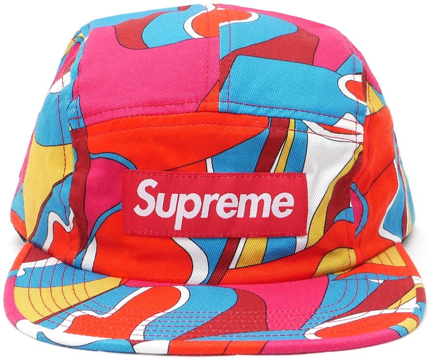 Supreme Abstract Camp Cap Red - SS16 - US