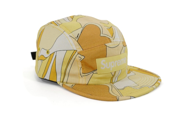 Supreme Abstract Camp Cap Yellow