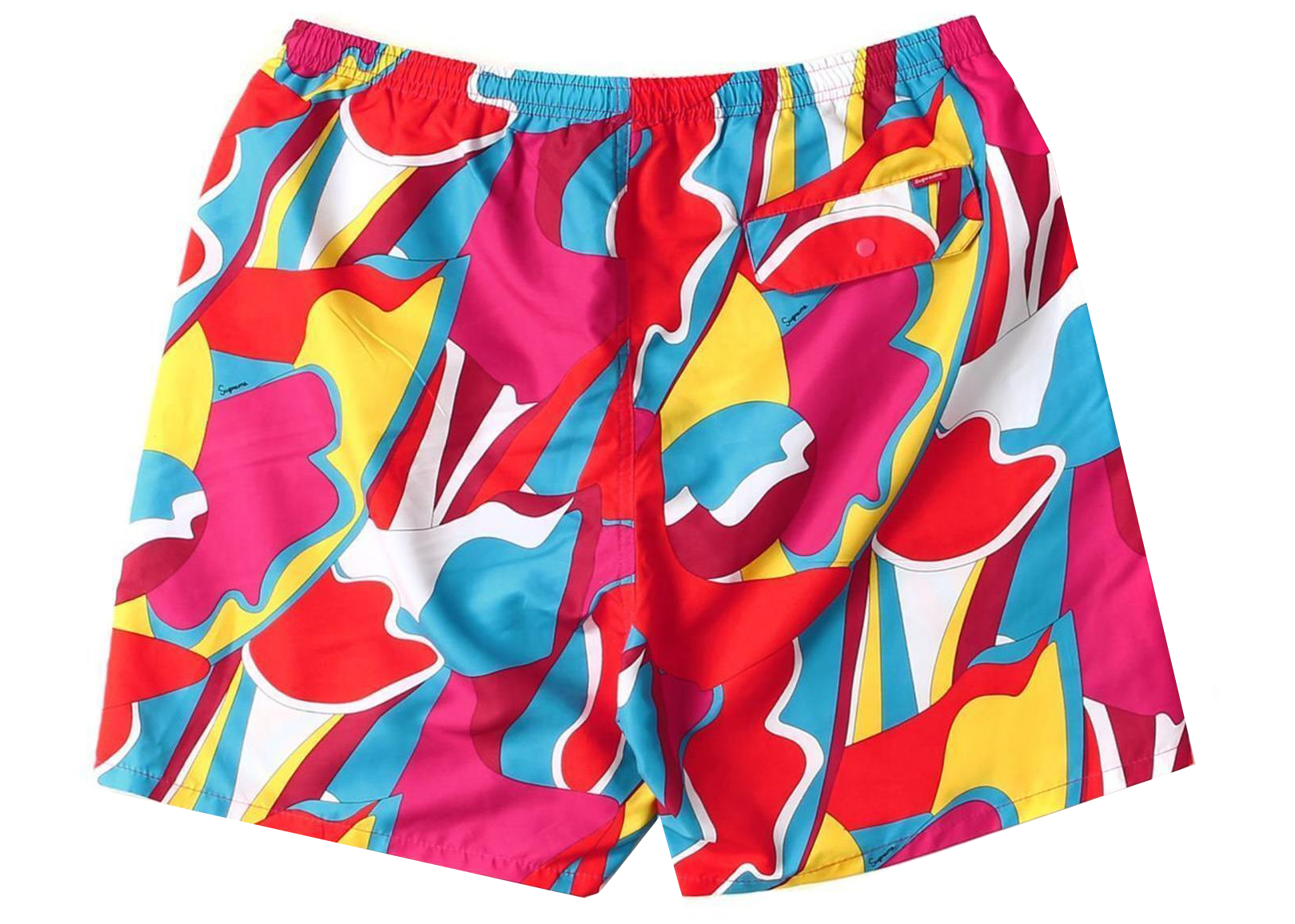 Supreme Abstract Water Short Red Men's - SS16 - US