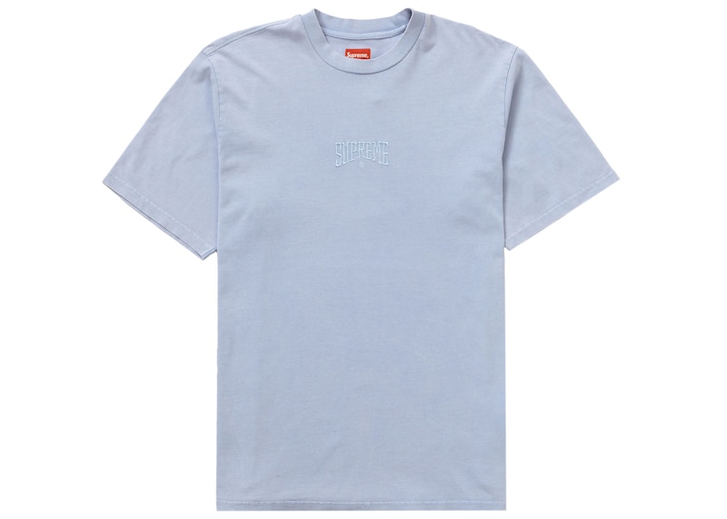 Supreme Acid Wash Arc Logo LS Tee Grey Men's - SS17 - US