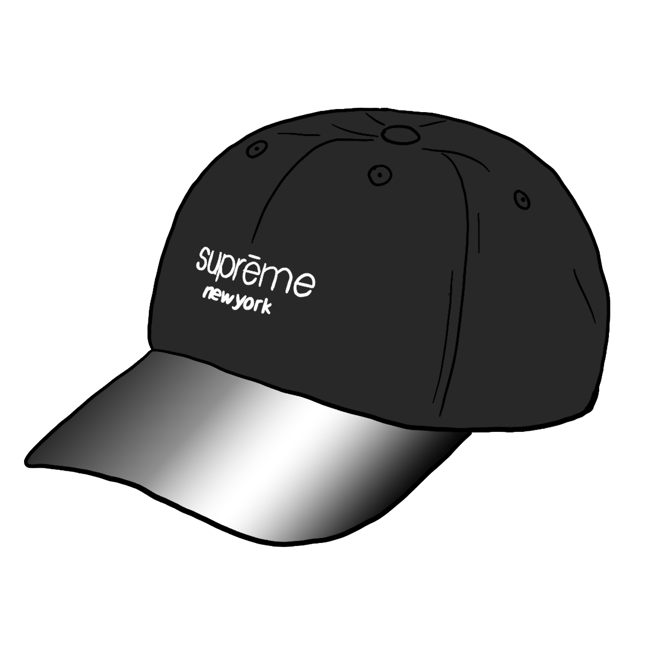 【正規保証】Supreme 20ss Acrylic Visor 6-Panel cap キャップ
