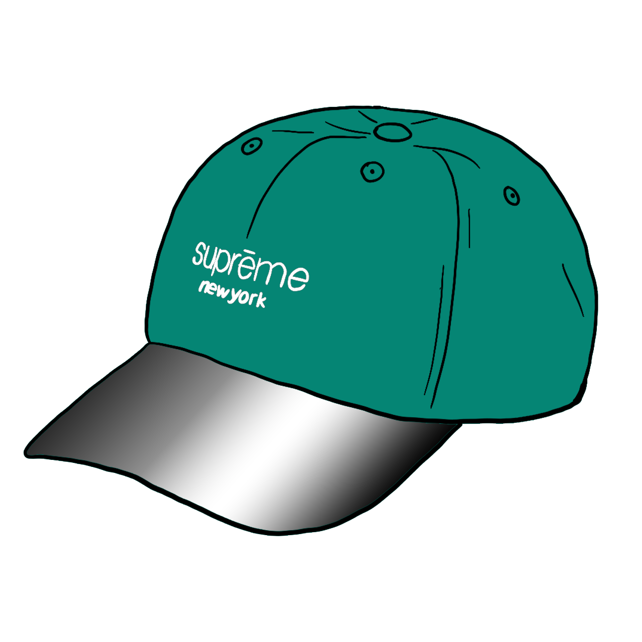 【正規保証】Supreme 20ss Acrylic Visor 6-Panel cap キャップ