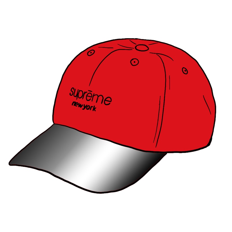 supreme acrylic visor 6 panel