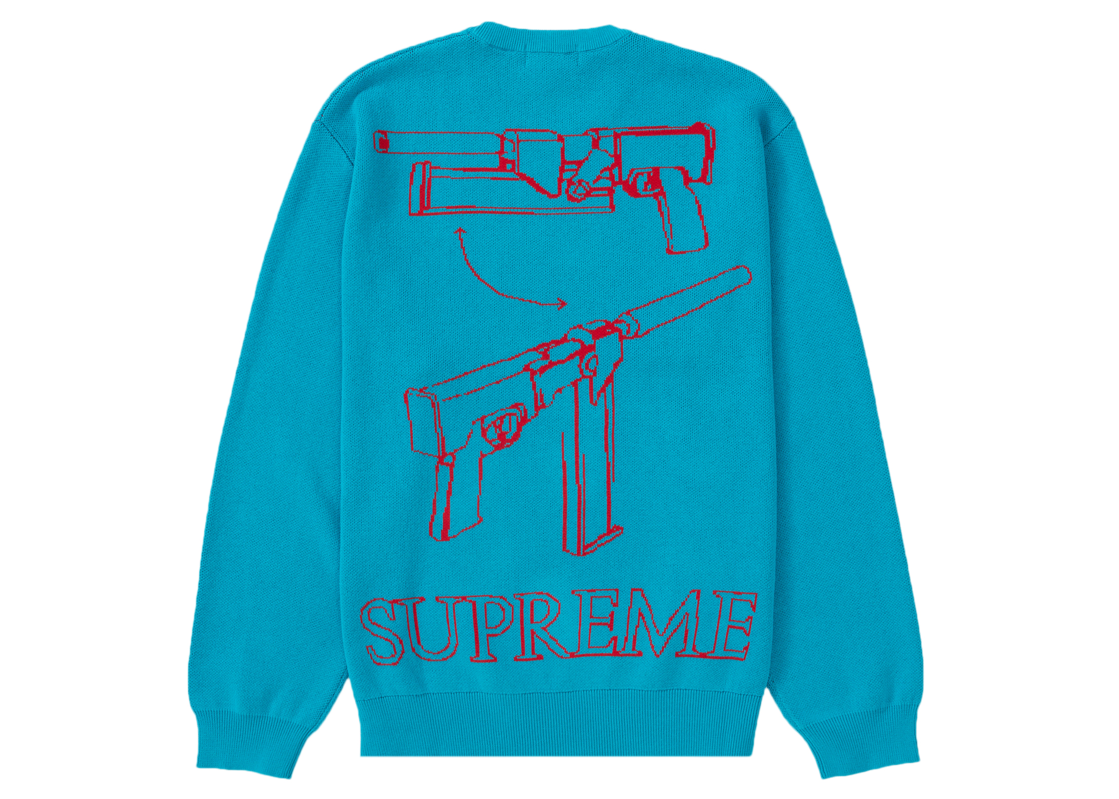 Supreme Aeon Flux Sweater Cyan Men's - SS22 - US