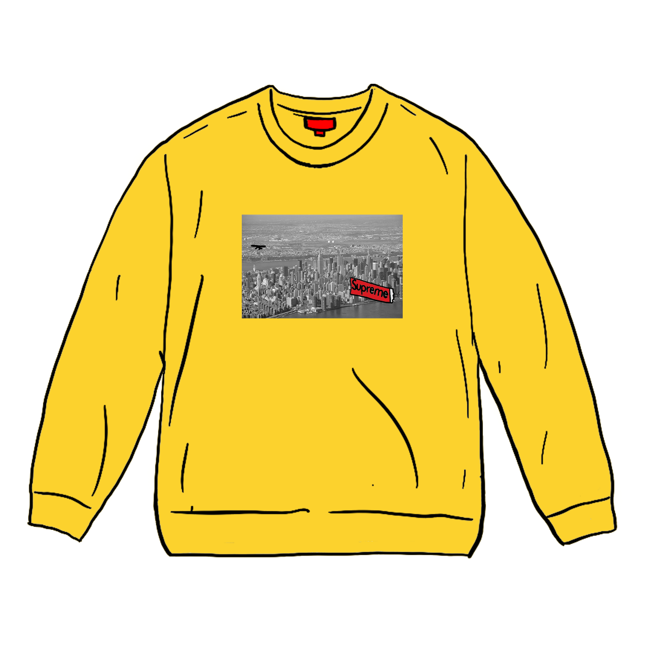 Supreme Bless Crewneck Heather Grey