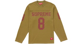 Supreme Affiliated L/S Football Top White Men's - SS25 - US