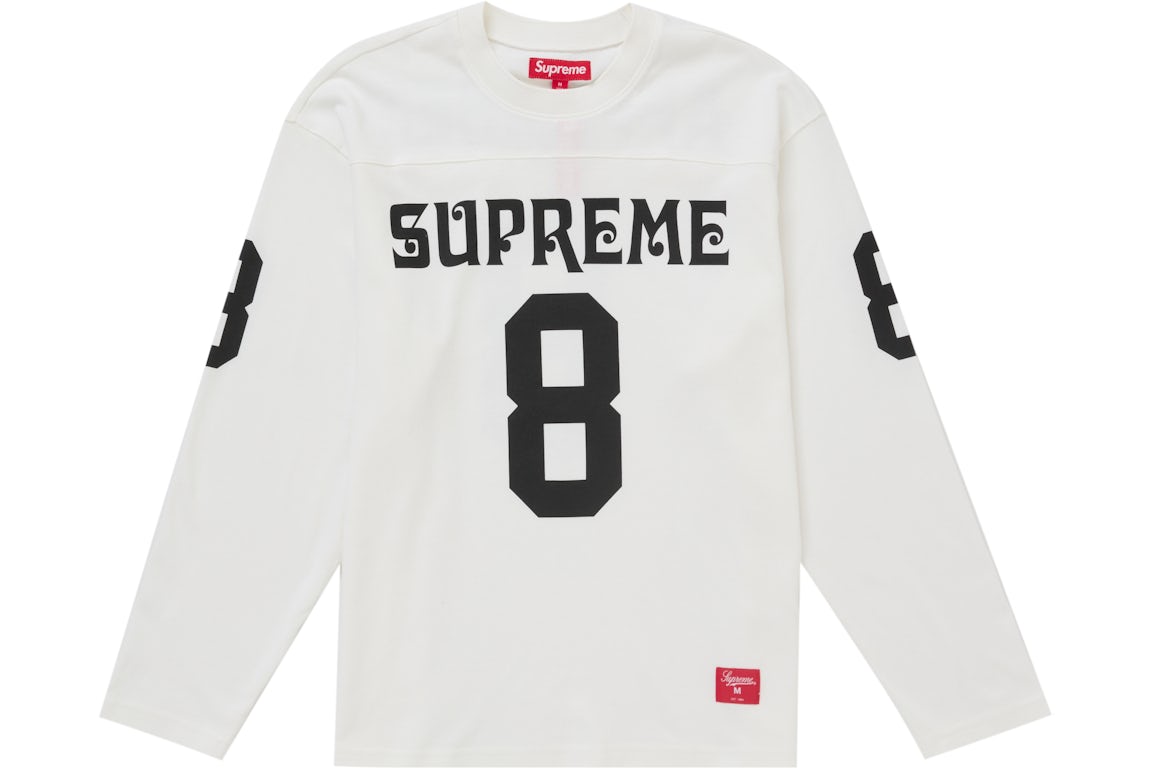 Supreme Affiliated L/S Football Top White Men's - SS25 - US