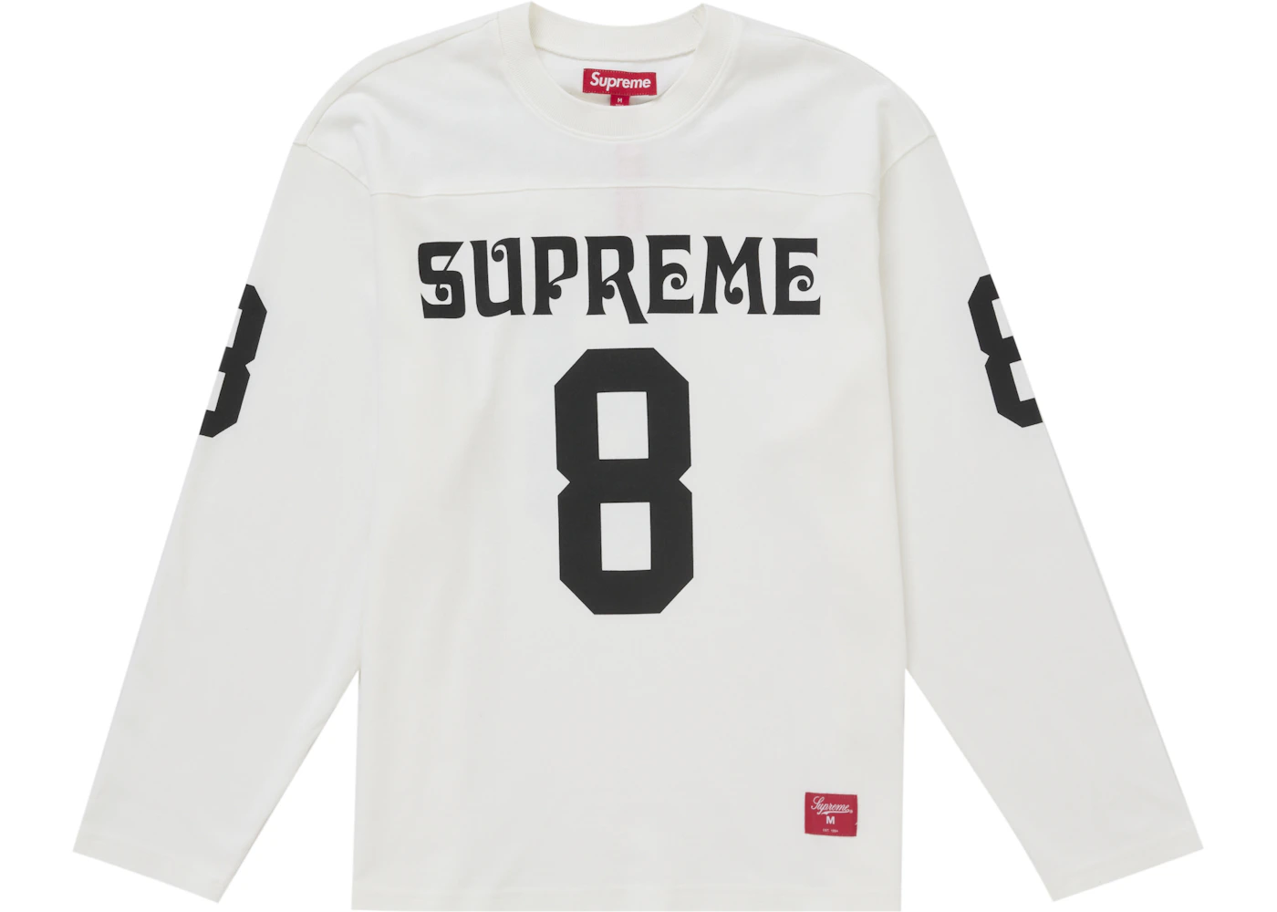 Supreme Maglia Calcio Affiliata L/S Bianco Uomo SS25 IT