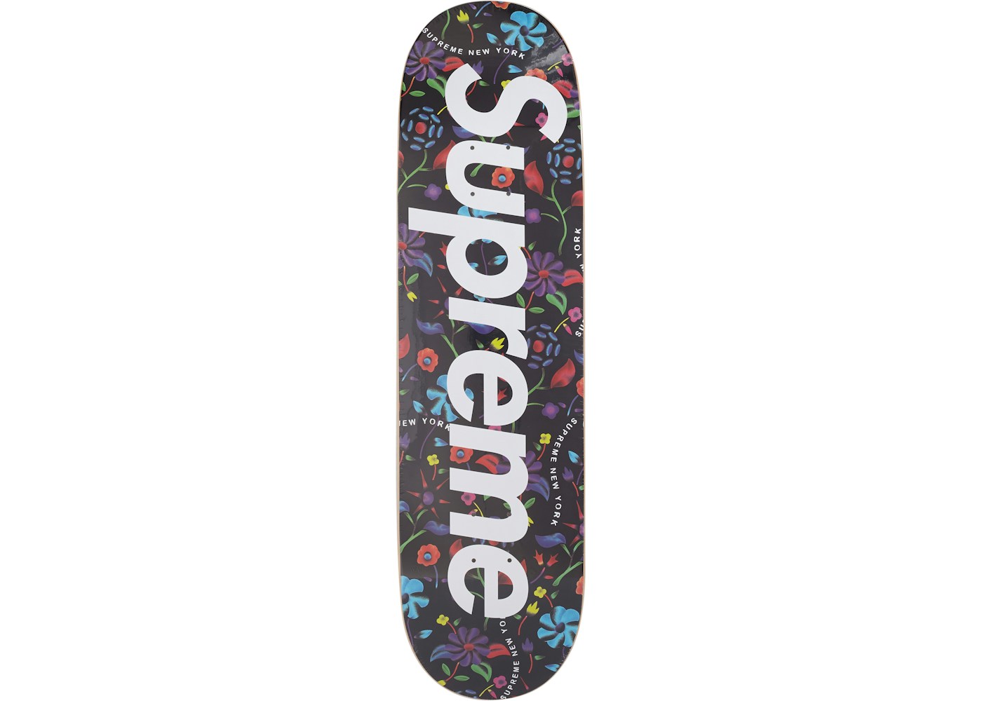 supreme apes skateboard deck night