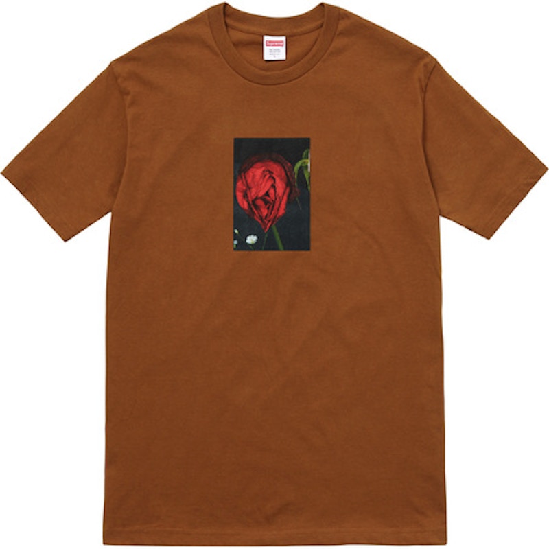 supreme rose tee