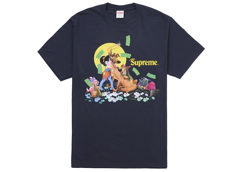 【Supreme】All Dogs Go To Heaven Tee Navy Supreme All Dogs Go To Heaven Tee Navy Men's - FW25 - US