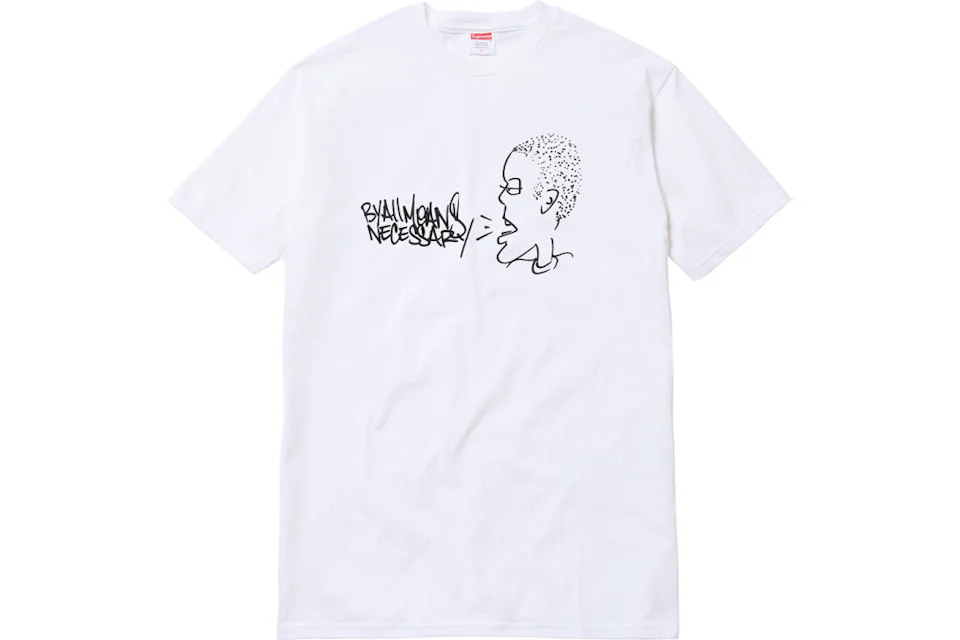 Supreme All Means Tee White