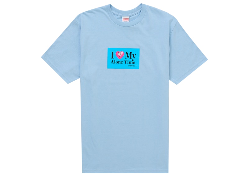 Supreme Alone Time Tee Powder Blue メンズ - SS26 - JP