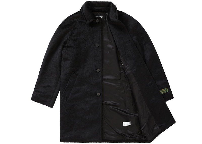 Supreme Alpaca Overcoat Black メンズ - FW21 - JP