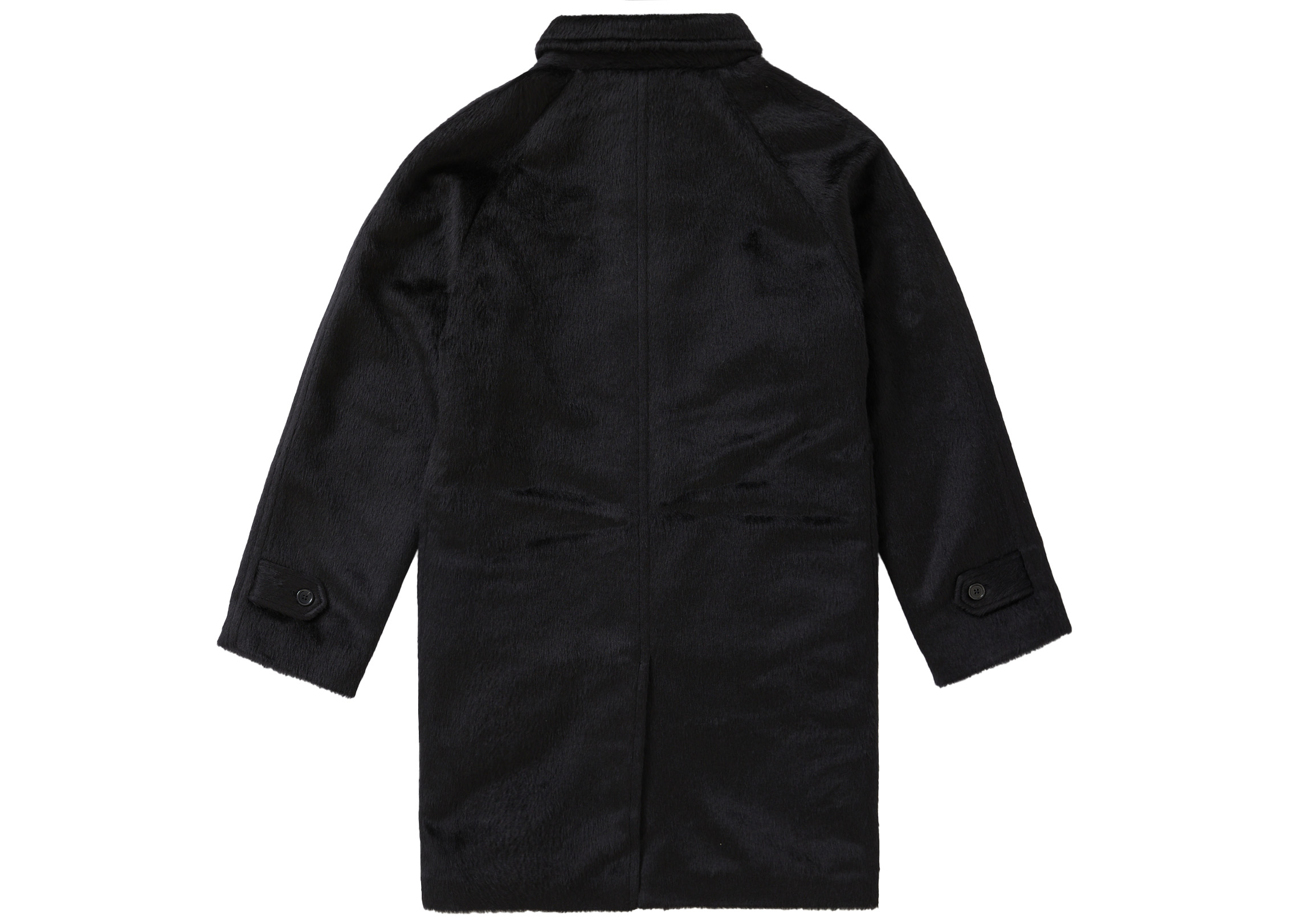 Supreme Alpaca Overcoat Black Men's - FW21 - US