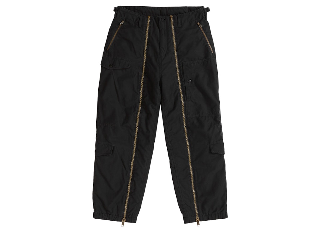 Pre-owned Supreme Alpha Industries Cotton Twill Flight Pant Black