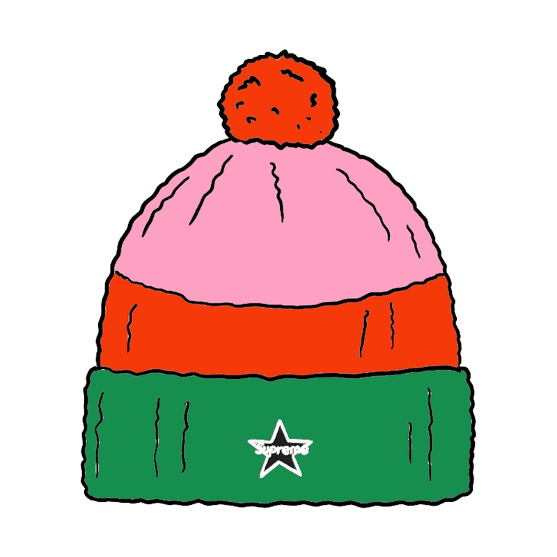 supreme beanie orange